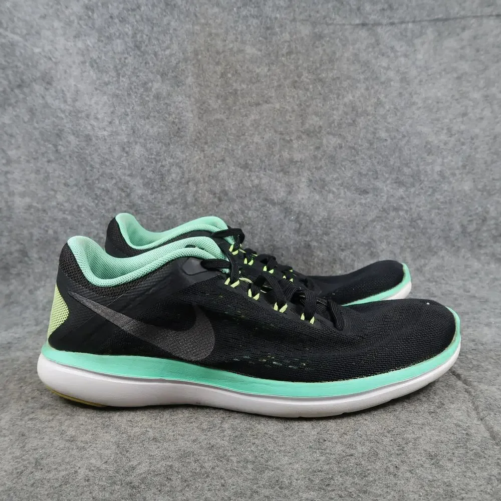 Nike Shoes Womens 8 Athletic Trainer Flex 2016 Run Sneaker Active Fitness Black